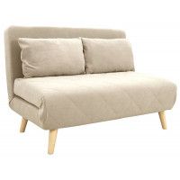 Диван ЭЛЛИ 140 двухместный кашемир Велютто люкс 04 / бук