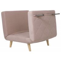 Кресло-кровать ЭЛЛИ 80 бежевый Велютто люкс 22 / бук купить в Минске