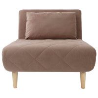 Кресло-кровать ЭЛЛИ 80 бежевый Велютто люкс 22 / бук купить в Минске