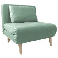 Кресло-кровать ЭЛЛИ 80 мятный Antonio mint / бук