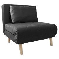 Кресло-кровать ЭЛЛИ 80 графит Antonio grafit / бук