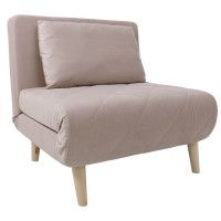 Кресло-кровать ЭЛЛИ 80 пыльная роза Велютто люкс 37 / бук