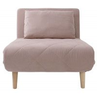 Кресло-кровать ЭЛЛИ 80 пыльная роза Велютто люкс 37 / бук купить в Минске