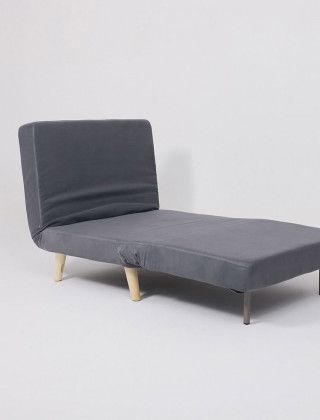 Кресло-кровать ЭЛЛИ 80 серый Велютто люкс 32 / бук купить в Минске