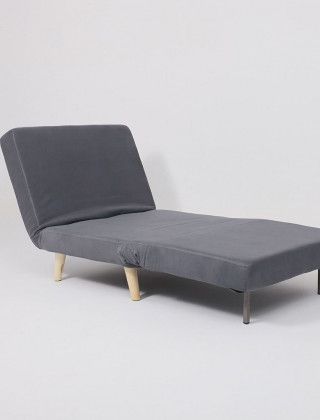 Кресло-кровать ЭЛЛИ 80 серый Велютто люкс 32 / бук купить в Минске