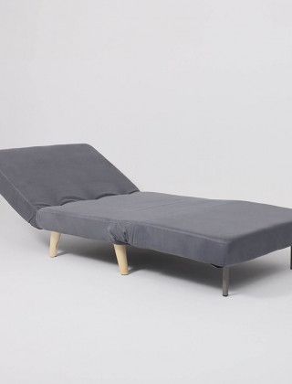 Кресло-кровать ЭЛЛИ 80 серый Велютто люкс 32 / бук купить в Минске