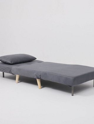 Кресло-кровать ЭЛЛИ 80 серый Велютто люкс 32 / бук купить в Минске