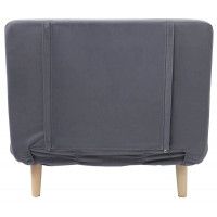 Кресло-кровать ЭЛЛИ 80 серый Велютто люкс 32 / бук купить в Минске Кресло-кровать ЭЛЛИ 80 серый Велютто люкс 32 / бук купить в Минске