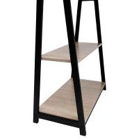 Стол письменный TOPAZ, светлый дуб/черный металл купить в Минске Стол письменный TOPAZ, светлый дуб/черный металл купить в Минске