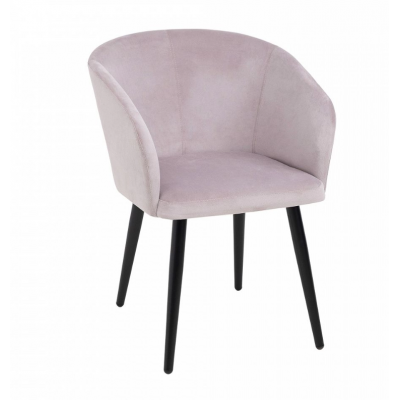 Кресло Алвест  AV 302, лавандовый микровелюр 15/черный