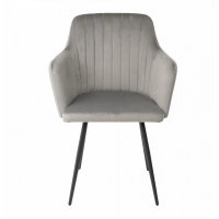 Стул Commander 1 светло-серый велюр Tiffany 16/черный купить в Минске