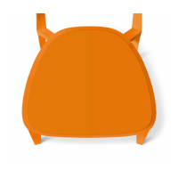 СТУЛ SHT-S111-P оранжевый-оранжевый купить в Минске