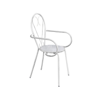 СТУЛ SHT-S51 белый-серебр.патина СТУЛ SHT-S51 белый-серебр.патина