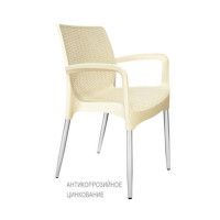 СТУЛ SHT-S68/S424-С бежевый - хром лак (цинк) СТУЛ SHT-S68/S424-С бежевый - хром лак (цинк)