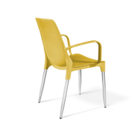 СТУЛ SHT-S76 желтый-хром лак купить в Минске