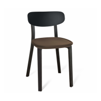 СТУЛ SHT-S85-2 черный-коричневый-черный муар