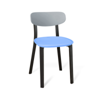 СТУЛ SHT-S85-2 серый-голубой-черный муар