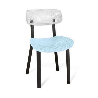 СТУЛ SHT-S85 белый - пастельно-голубой - черный купить в Минске