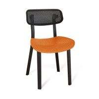 СТУЛ SHT-S85 черный - оранжевый - черный