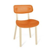 СТУЛ SHT-S85 оранжевый - бежевый