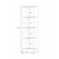 СТЕЛЛАЖ ВАЛЕНСИЯ 15 черный купить в Минске