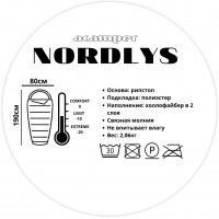 Спальный мешок ACAMPER NORDLYS красный купить в Минске