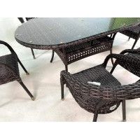 Комплект садовой мебели Aiko Camellia с овальным столом купить в Минске Комплект садовой мебели Aiko Camellia с овальным столом купить в Минске
