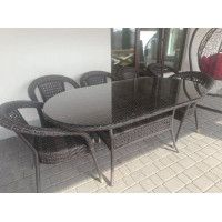 Комплект садовой мебели Aiko Camellia с овальным столом купить в Минске Комплект садовой мебели Aiko Camellia с овальным столом купить в Минске