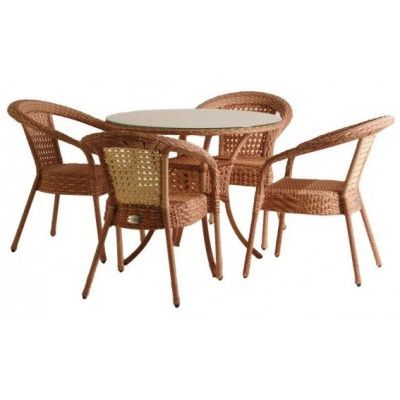 Комплект садовой мебели Aiko Deco 4 с круглым столом