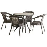 Комплект садовой мебели Aiko Deco 4 с круглым столом купить в Минске Комплект садовой мебели Aiko Deco 4 с круглым столом купить в Минске