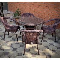 Комплект садовой мебели Aiko Deco 4 с круглым столом купить в Минске Комплект садовой мебели Aiko Deco 4 с круглым столом купить в Минске