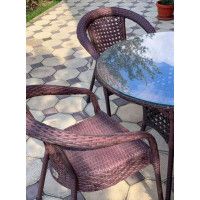 Комплект садовой мебели Aiko Deco 4 с круглым столом купить в Минске Комплект садовой мебели Aiko Deco 4 с круглым столом купить в Минске