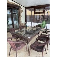 Комплект садовой мебели Aiko Deco 6 Plus с прямоугольным столом купить в Минске