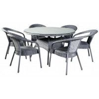 Комплект садовой мебели Aiko Deco 6 с круглым столом купить в Минске