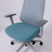 Кресло AksHome FENIX (Феникс) светло-серая сетка+ бирюзовая ткань/серый полиамид купить в Минске Кресло AksHome FENIX (Феникс) светло-серая сетка+ бирюзовая ткань/серый полиамид купить в Минске