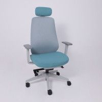 Кресло AksHome FENIX (Феникс) светло-серая сетка+ бирюзовая ткань/серый полиамид купить в Минске Кресло AksHome FENIX (Феникс) светло-серая сетка+ бирюзовая ткань/серый полиамид купить в Минске