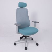 Кресло AksHome FENIX (Феникс) светло-серая сетка+ бирюзовая ткань/серый полиамид купить в Минске Кресло AksHome FENIX (Феникс) светло-серая сетка+ бирюзовая ткань/серый полиамид купить в Минске