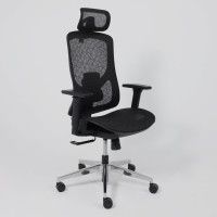 Кресло Aks Prime MAGNUS черная сетка/алюминий купить в Минске