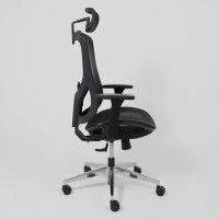 Кресло Aks Prime MAGNUS черная сетка/алюминий купить в Минске