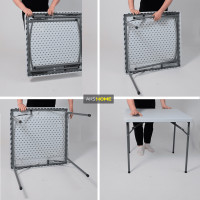 Стол складной Akshome 65908 86*86*74, белый купить в Минске