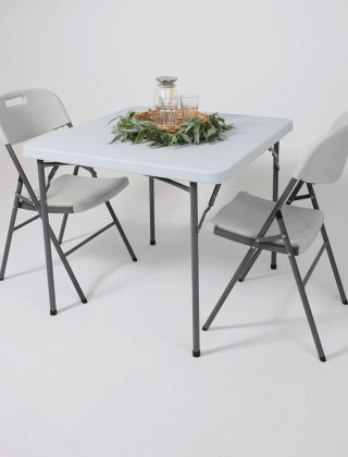 Стол складной Akshome 65908 86*86*74, белый купить в Минске