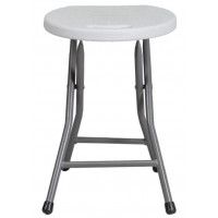 Табурет складной 33*30*45 белый купить в Минске