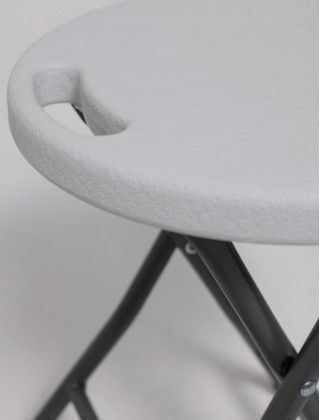 Табурет складной 33*30*45 белый купить в Минске