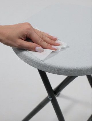 Табурет складной 33*30*45 белый купить в Минске