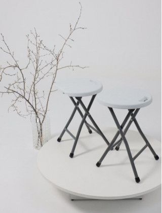 Табурет складной 33*30*45 белый купить в Минске