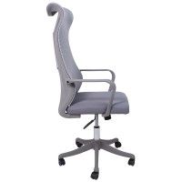 Кресло AksHome Abraham ткань/сетка серый/серый купить в Минске