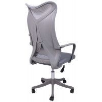 Кресло AksHome Abraham ткань/сетка серый/серый купить в Минске