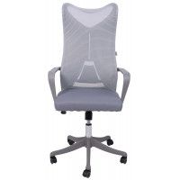 Кресло AksHome Abraham ткань/сетка серый/серый купить в Минске