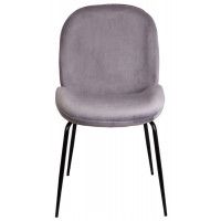 Кресло AksHome ADAM светло-серый велюр HLR-20/черный купить в Минске