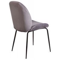 Кресло AksHome ADAM светло-серый велюр HLR-20/черный купить в Минске